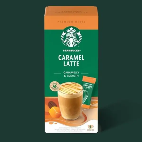قهوه فوری استارباکس starbucks مدل کارامل لاته caramel latte پک 10 ساشه ای - 3