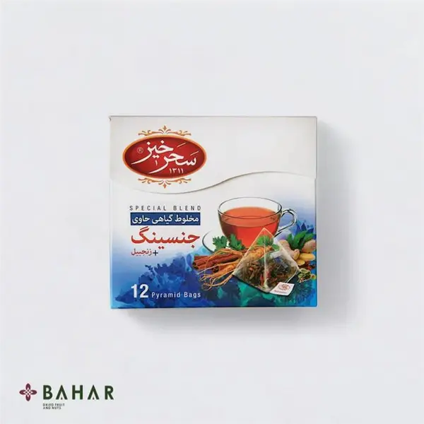 دمنوش جنسینگ و زنجبیل سحرخیز - 3