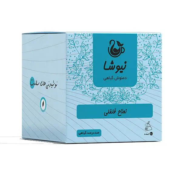 دمنوش خالص نعناع فلفلی مثلثی بسته 10 عددی نیوشا - 2