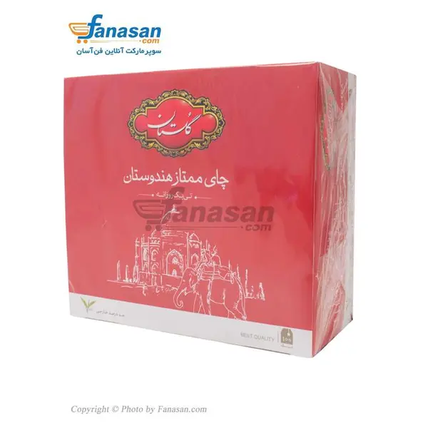 چای کیسه ای 100 عددی ممتاز هندوستان گلستان - 6