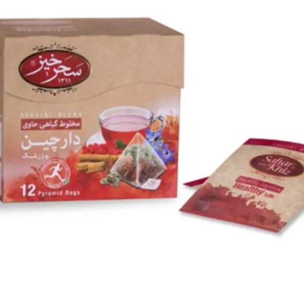 دمنوش مخلوط گیاهی دارچین و زرشک 12 عددی سحرخیز - 3