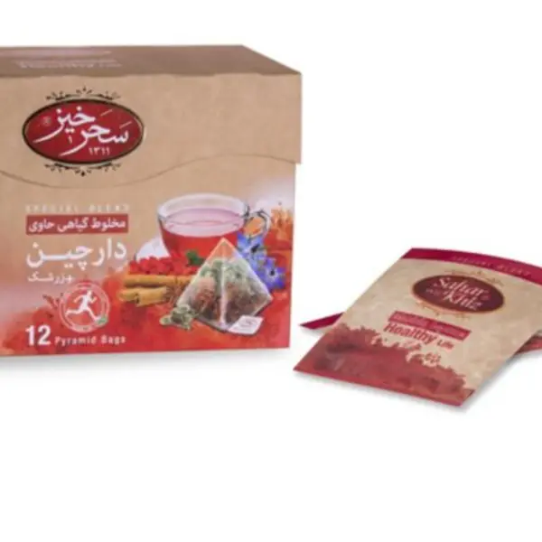 دمنوش مخلوط گیاهی دارچین و زرشک 12 عددی سحرخیز - 2