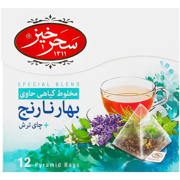 دمنوش بهار نارنج و چای ترش سحرخیز بسته 12 عددی - 4