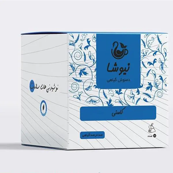 دمنوش خالص کاسنی مثلثی بسته 12 عددی نیوشا - 3