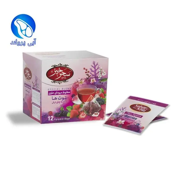 دمنوش مخلوط توت ها و چای ترش 12 عددی سحرخیز - 2
