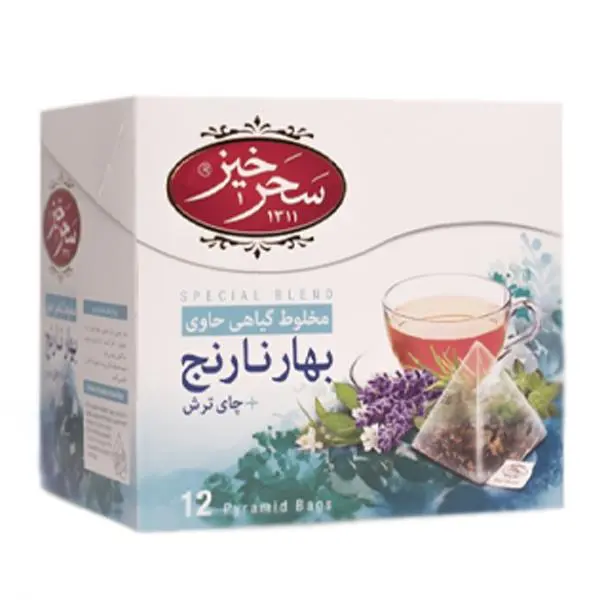 دمنوش بهار نارنج و چای ترش سحرخیز بسته 12 عددی - 2