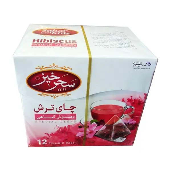 دمنوش گیاهی چای ترش سحرخیز 12 عددی 24 گرمی