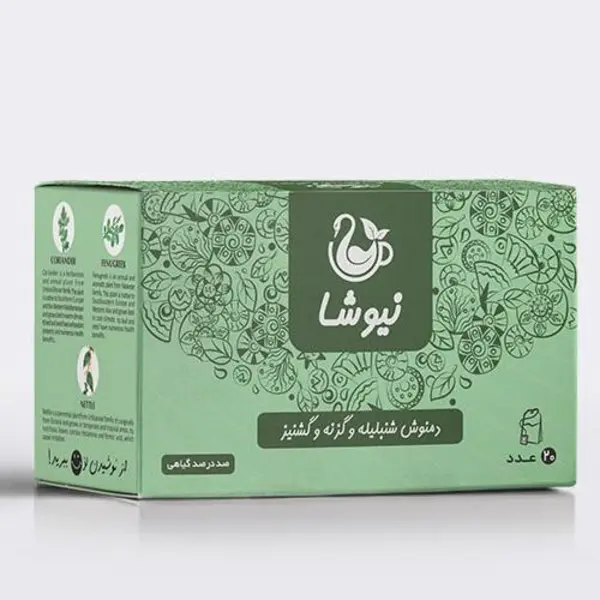 دمنوش شنبلیله و گزنه و گشنیز کیسه ای نیوشا 20 عددی - 6