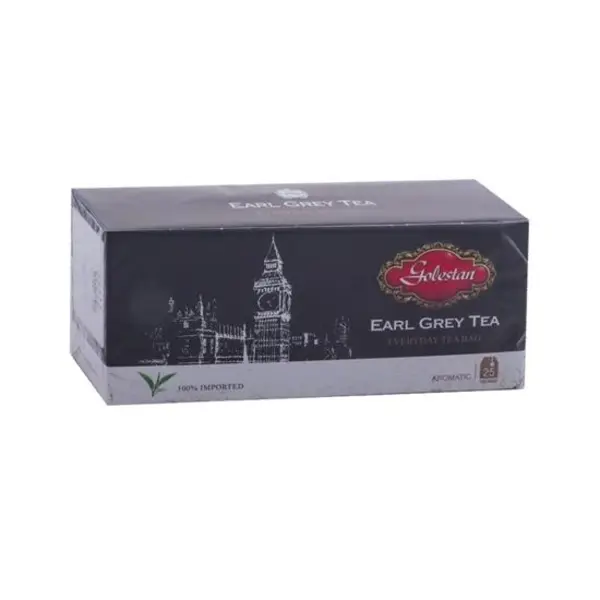 چای سیاه کیسه ای گلستان ممتاز هندوستان پک 25 عددی - 5