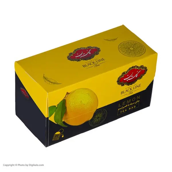 چای سیاه کیسه ای گلستان با طعم لیمو پک 25 عددی - 3