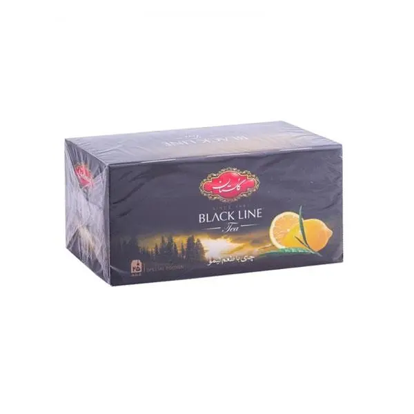 چای سیاه کیسه ای گلستان با طعم لیمو پک 25 عددی - 4