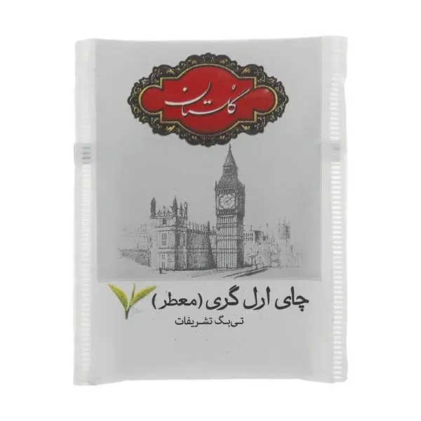 چای سیاه کیسه ای گلستان با طعم لیمو پک 25 عددی - 2