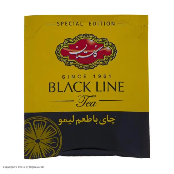 چای سیاه کیسه ای گلستان با طعم لیمو پک 25 عددی - 6
