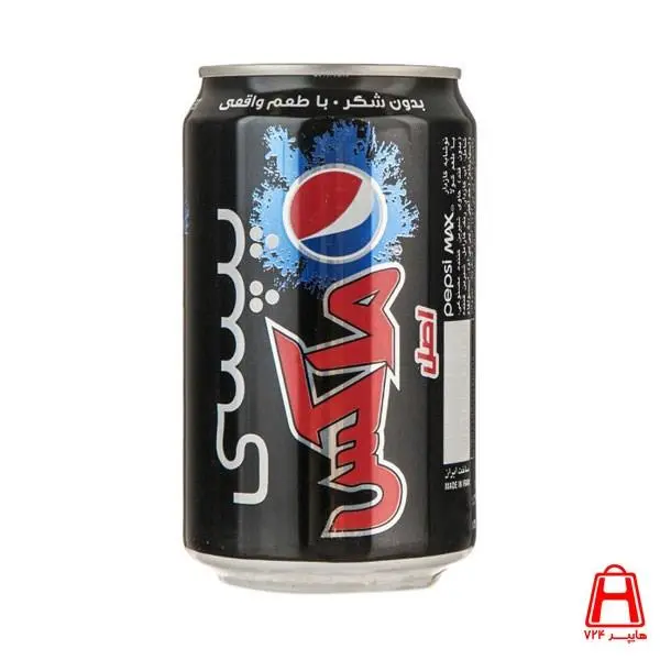 نوشابه گازدار بدون شکر کولا 330 میلی لیتری پپسی مکس - 5