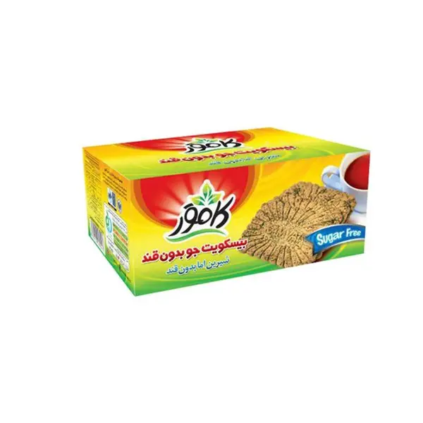 کامور بیسکوئیت با آرد جو کامور رژیمی و بدون قند - 3