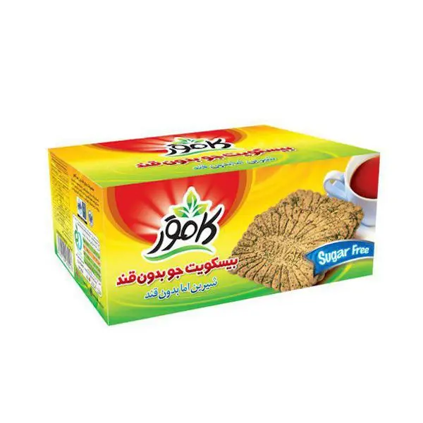 کامور بیسکوئیت با آرد جو کامور رژیمی و بدون قند - 6