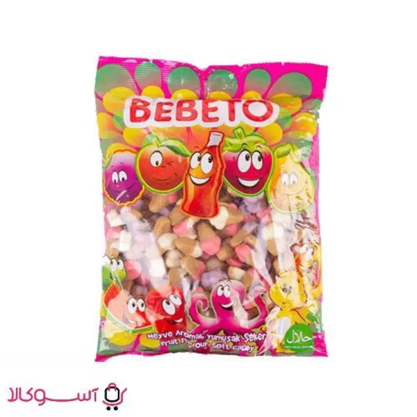 پاستیل میوه ای ببتو 1 کیلویی طرح بستنی قیفی - 6