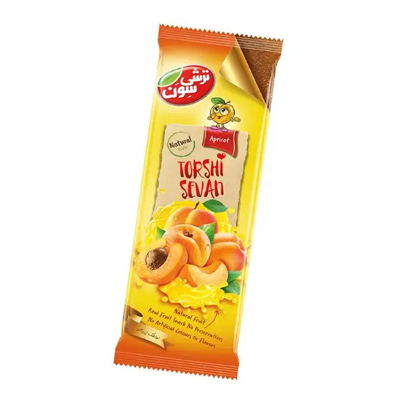 لواشک فامیلا زردآلو  ترشی سون - 100 گرم بسته 10 عددی - 3