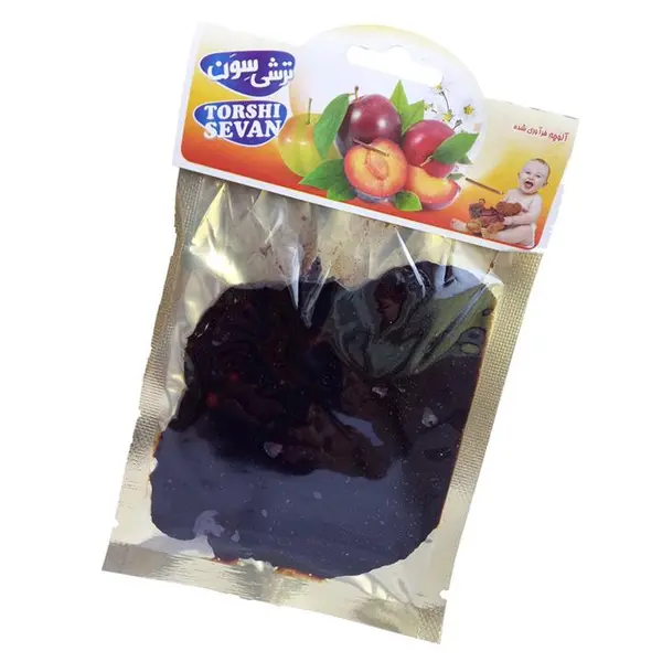 آلوچه فرآوری شده خمیری ترش سون - 100 گرم بسته 10 عددی - 2