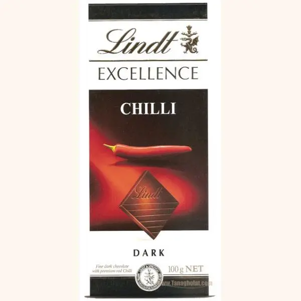 شکلات تلخ فلفل قرمز تند لینت 100 گرمی Lindt - 3