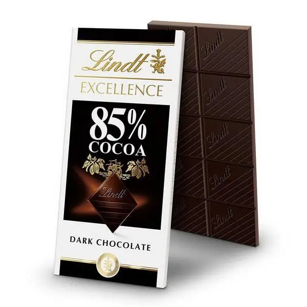 شکلات تلخ ۸۵ درصد کاکائو اکسلنس لینت 100 گرم   – Lindt Excellence 85% COCOA - 6