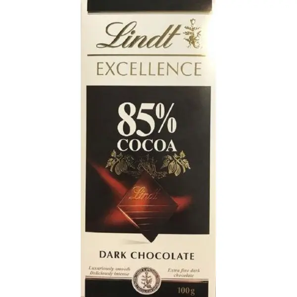 شکلات تلخ ۸۵ درصد کاکائو اکسلنس لینت 100 گرم   – Lindt Excellence 85% COCOA - 4