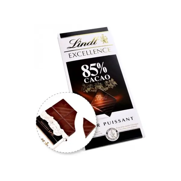 شکلات تلخ ۸۵ درصد کاکائو اکسلنس لینت 100 گرم   – Lindt Excellence 85% COCOA - 5