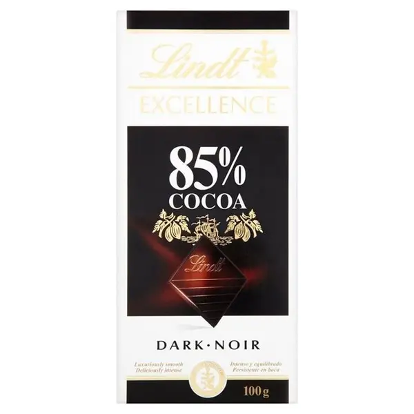 شکلات تلخ ۸۵ درصد کاکائو اکسلنس لینت 100 گرم   – Lindt Excellence 85% COCOA - 2