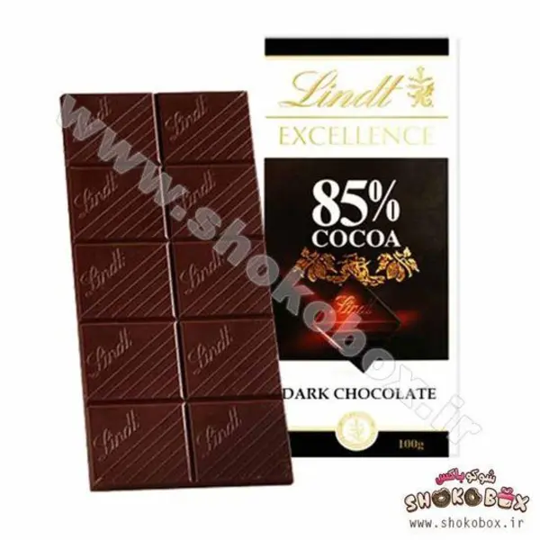 شکلات تلخ ۸۵ درصد کاکائو اکسلنس لینت 100 گرم   – Lindt Excellence 85% COCOA - 3