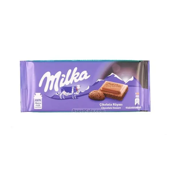 شکلات شیری دسر شکلاتی 100 گرمی MILKA - 2