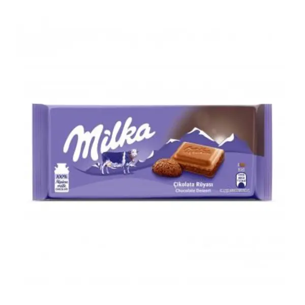شکلات شیری دسر شکلاتی 100 گرمی MILKA - 6