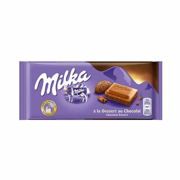 شکلات شیری دسر شکلاتی 100 گرمی MILKA - 3