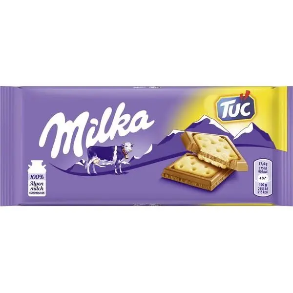 شکلات میلکا بیسکوئیت توک 100 گرم –  Milka TUC - 5