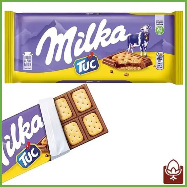 شکلات میلکا بیسکوئیت توک 100 گرم –  Milka TUC - 4
