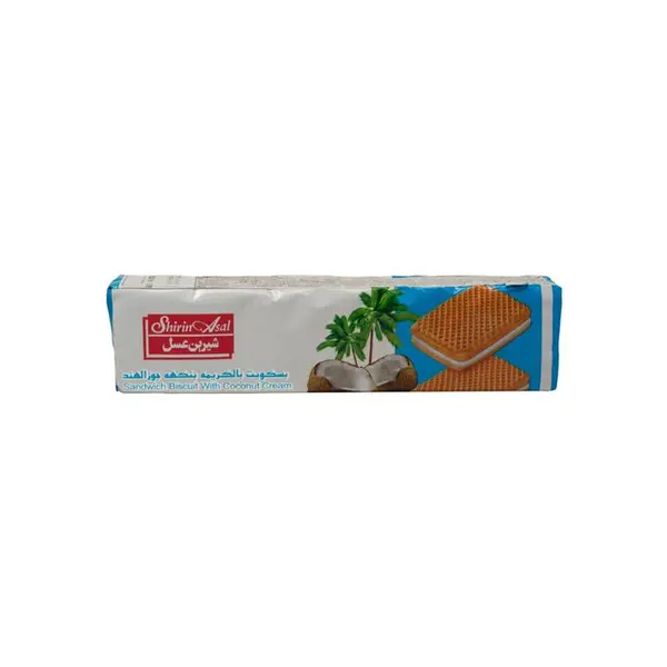بیسکویت کرمدار با طعم نارگیل شیرین عسل 120 گرم - 5