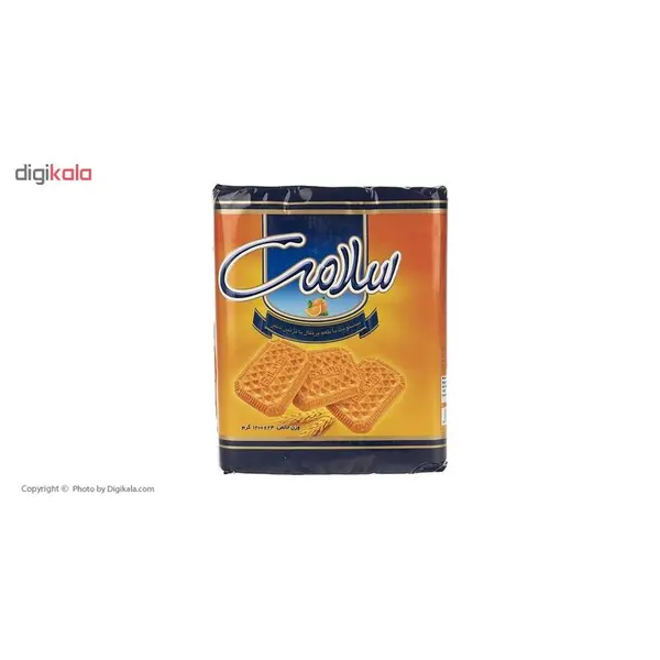 بیسکویت سلامت با طعم پرتقال با تزئین شکر - 1200 گرم - 5