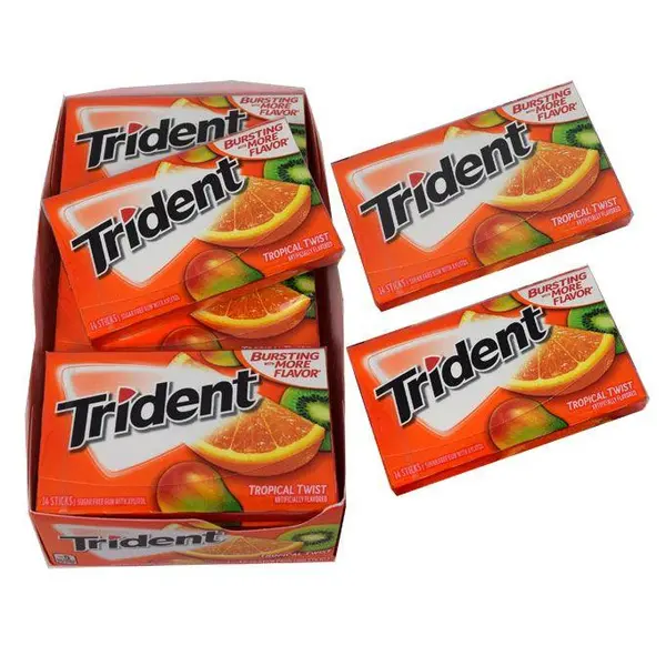 آدامس تریدنت استوایی بسته 12عددی Tropical Trident - 5