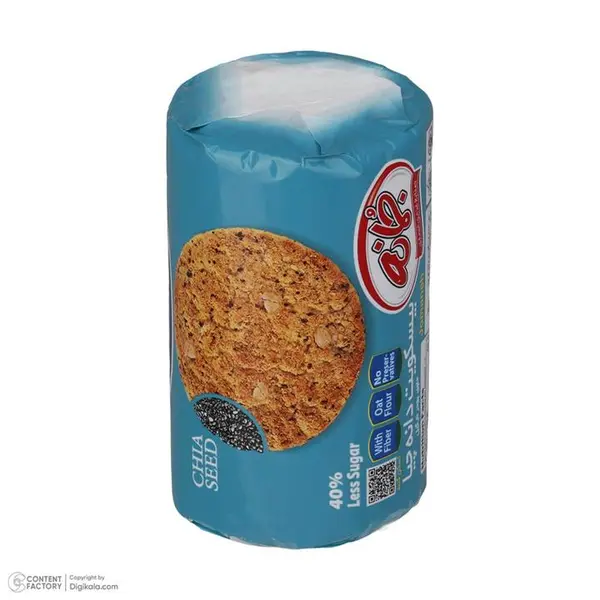 بیسکویت دانه چیا حاوی پودر نارگیل جمانه - 165 گرم - 2