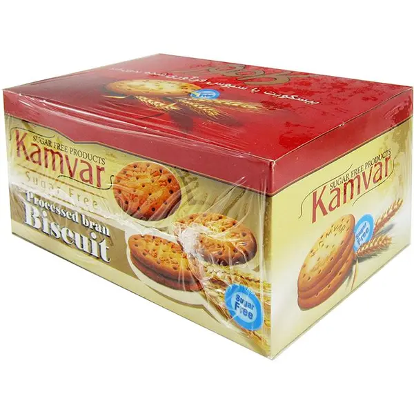 بیسکوییت سبوسدار بدون قند کامور 170 گرم - 2