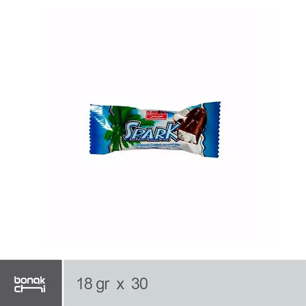 فرآورده نارگیلی با روکش کاکائویی اسپارک شیرین عسل - 18 گرم بسته 30 عددی - 4