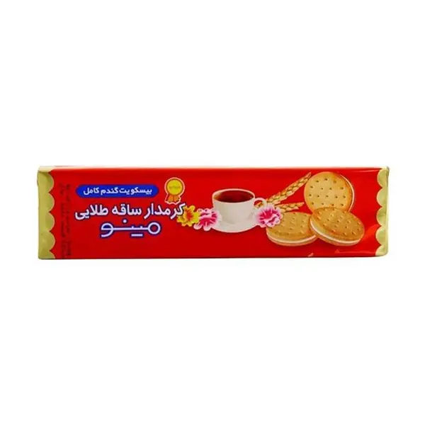 بیسکویت کرمدار ساقه طلایی مینو – 192 گرم - 6