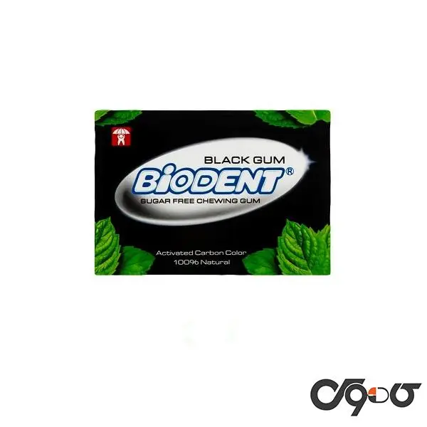 آدامس زغالی بایودنت با طعم نعنا  - 21.6 گرم - 6