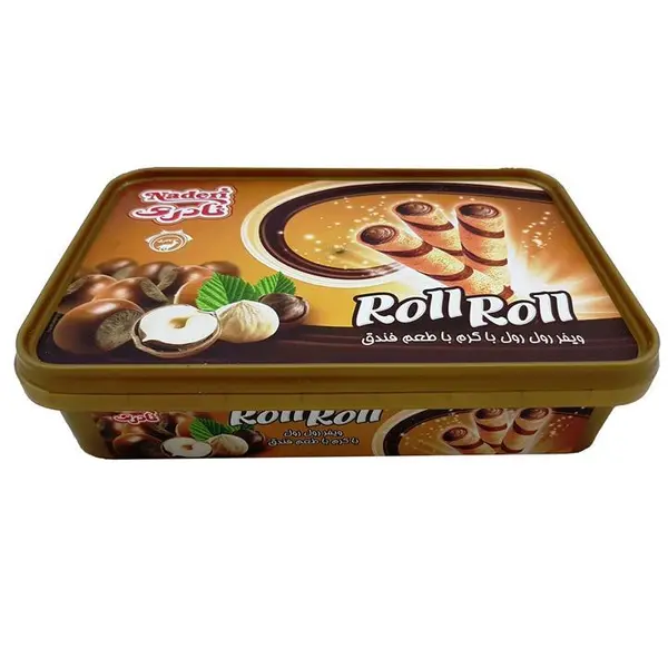 ویفر رول بامغزی کرم فندق نادری مقدار 250 گرم - 5