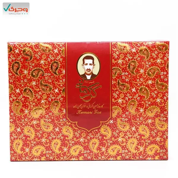 گز لقمه 28 درصد بادام گز کرمانی مقدار 450 گرم - 6
