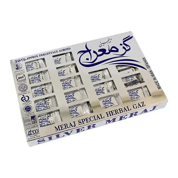 گز 30 درصد بادام نقره ای معراج - 2