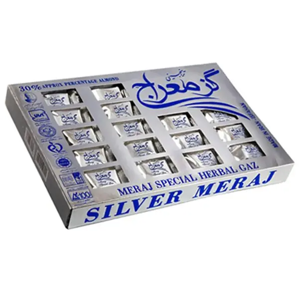 گز 30 درصد بادام نقره ای معراج - 3