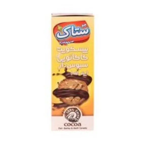 بیسکویت سبوس‌دار چندغله ستاک مقدار 370 گرم - 6