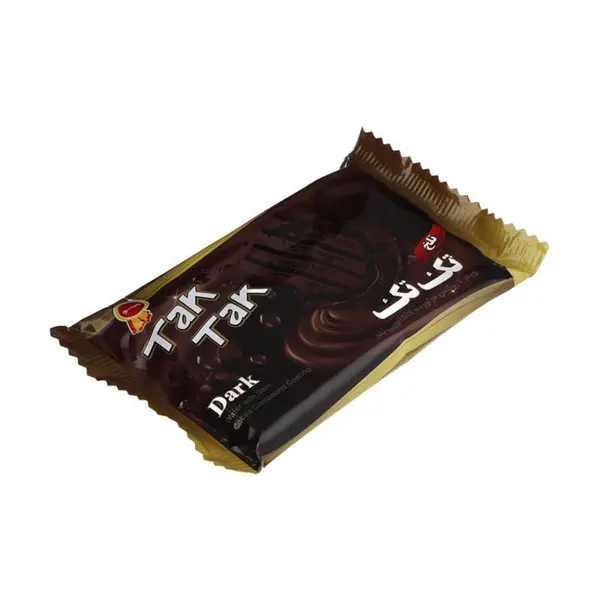 ویفر تک تک با روکش فرآورده کاکائویی تلخ مینو - 38 گرم بسته 18 عددی - 6