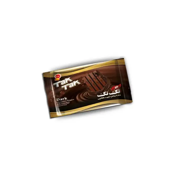 ویفر تک تک با روکش فرآورده کاکائویی تلخ مینو - 38 گرم بسته 18 عددی - 5