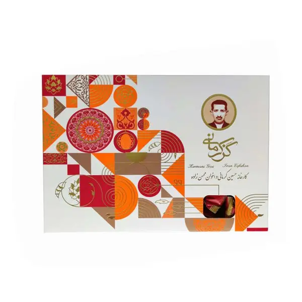 گز  38 درصد لقمه مغز پسته زعفرانی گز کرمانی - 450 گرم - 2
